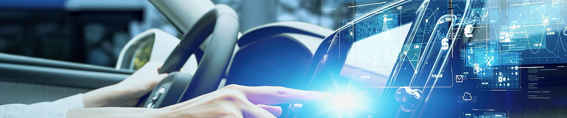 Conducteur qui donne des instructions à sa voiture autonome
